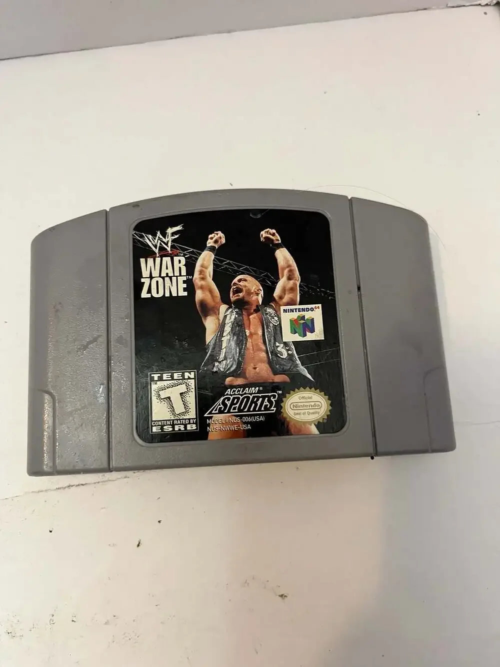 WWF War Zone Nintendo 64 N64 Game Cartridge